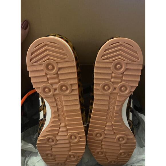 NEW ADIDAS ORIGINALS SL 72 OG Women's 6 Leopard Cow Fur - Picture 8 of 9